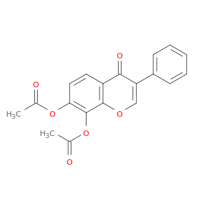 4H-1-Benzopyran-4-one, 7,8-bis(acetyloxy)-3-phenyl-