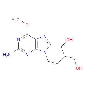 1,3-Propanediol, 2-[2-(2-amino-6-methoxy-9H-purin-9-yl)ethyl]-