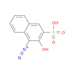 1-Naphthalenediazonium, 2-hydroxy-3-sulfo-