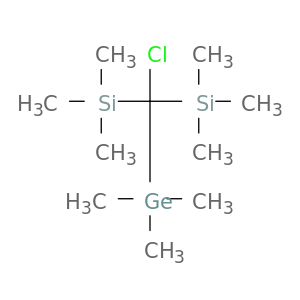 Silane, [chloro(trimethylgermyl)methylene]bis[trimethyl-
