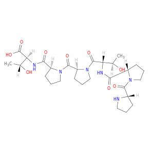 L-Threonine, N-[1-[1-[N-(1-L-prolyl-L-prolyl)-L-threonyl]-L-prolyl]-L-prolyl]-