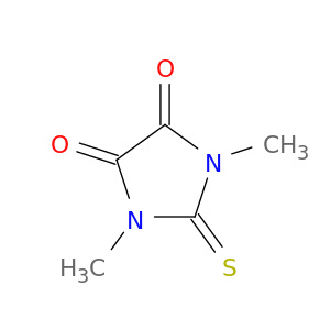 1,3-dimethyl-2-sulfanylidene-imidazolidine-4,5-dione