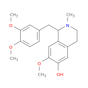 6-Isoquinolinol,1-[(3,4-dimethoxyphenyl)methyl]-1,2,3,4-tetrahydro-7-methoxy-2-methyl- (9CI)