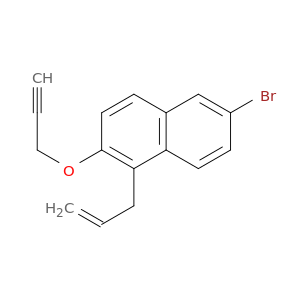 Naphthalene, 6-bromo-1-(2-propen-1-yl)-2-(2-propyn-1-yloxy)-