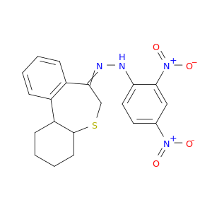 1-(2,4-dinitrophenyl)-2-(1,2,3,4,4a,11b-hexahydrodibenzo[b,d]thiepin-7(6h)-ylidene)hydrazine