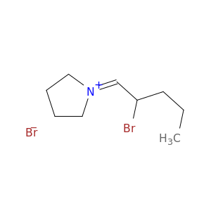 Pyrrolidinium, 1-(2-bromopentylidene)-, bromide