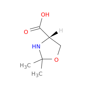 4-Oxazolidinecarboxylicacid, 2,2-dimethyl-, (4S)-