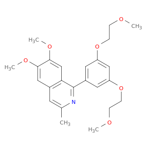 Isoquinoline,1-[3,5-bis(2-methoxyethoxy)phenyl]-6,7-dimethoxy-3-methyl-