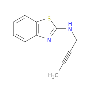 2-Benzothiazolamine, N-2-butynyl-