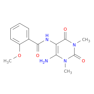 Benzamide,N-(6-amino-1,2,3,4-tetrahydro-1,3-dimethyl-2,4-dioxo-5-pyrimidinyl)-2-methoxy-