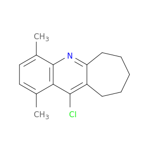 7,8,9,10-TETRAHYDRO-11-CHLORO-1,4-DIMETHYL-6H-CYCLOHEPTA[B]QUINOLINE