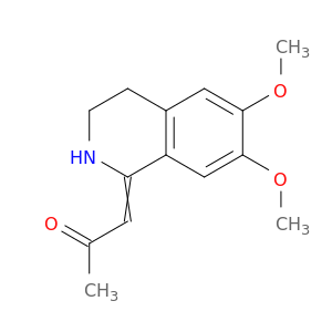 2-Propanone, 1-(3,4-dihydro-6,7-dimethoxy-1(2H)-isoquinolinylidene)-