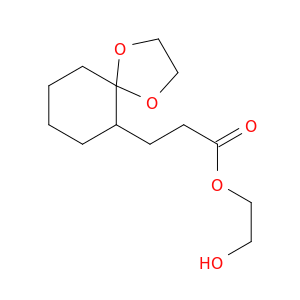 1,4-Dioxaspiro[4.5]decane-6-propanoic acid, 2-hydroxyethyl ester