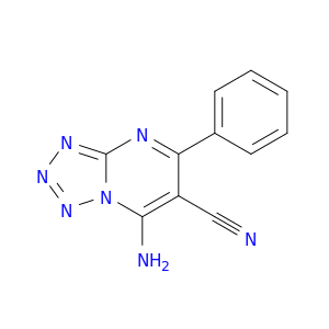 Tetrazolo[1,5-a]pyrimidine-6-carbonitrile, 7-amino-5-phenyl-