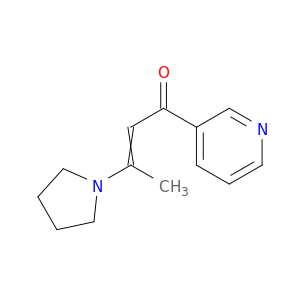 2-Buten-1-one, 1-(3-pyridinyl)-3-(1-pyrrolidinyl)-