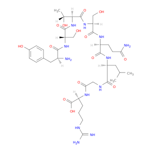 L-Arginine, L-tyrosyl-L-seryl-L-threonyl-L-seryl-L-glutaminyl-L-leucylglycyl-