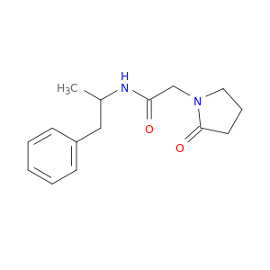 1-Pyrrolidineacetamide,N-(1-methyl-2-phenylethyl)-2-oxo-