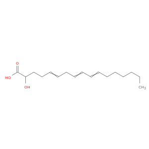 5,8,10-Heptadecatrienoic acid, hydroxy-