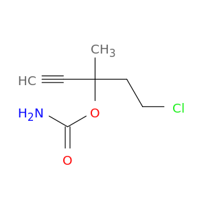 Carbamic acid,1-(2-chloroethyl)-1-methyl-2-propynyl ester (7CI)