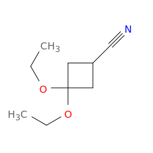 Cyclobutanecarbonitrile, 3,3-diethoxy-