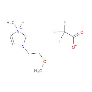 1H-Imidazolium, 3-(2-methoxyethyl)-1-methyl-, 2,2,2-trifluoroacetate(1:1)