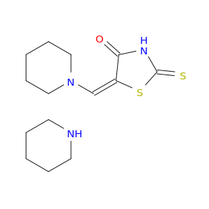 PIPERIDINE; (5E)-5-(PIPERIDIN-1-YLMETHYLIDENE)-2-SULFANYLIDENE-THIAZOLIDIN-4-ONE
