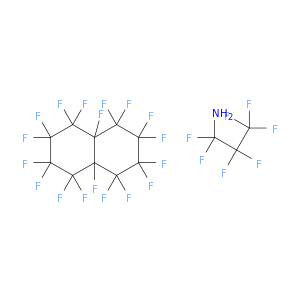 1,1,2,2,3,3,4,4,4a,5,5,6,6,7,7,8,8,8a-octadecafluorodecalin; 1,1,2,2,3,3,3-heptafluoropropan-1-amine