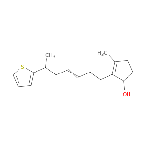 2-Cyclopenten-1-ol, 3-methyl-2-[6-(2-thienyl)-3-heptenyl]-