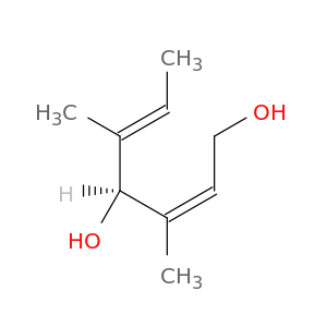 2,5-Heptadiene-1,4-diol, 3,5-dimethyl-, (2Z,4S,5E)-