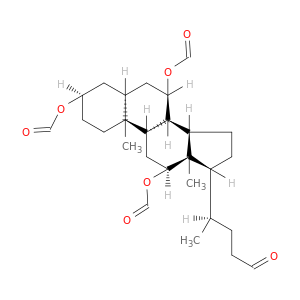 [(3R,5S,7R,8R,9S,10S,12S,13R,14S,17R)-3,7-diformyloxy-10,13-dimethyl-17-[(2R)-5-oxopentan-2-yl]-2,3,4,5,6,7,8,9,11,12,14,15,16,17-tetradecahydro-1H-cyclopenta[a]phenanthren-12-yl] formate