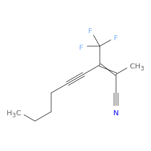2-Nonen-4-ynenitrile, 2-methyl-3-(trifluoromethyl)-