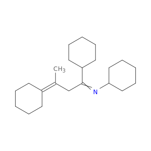 Cyclohexanamine, N-(1-cyclohexyl-3-cyclohexylidenebutylidene)-