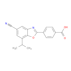 4-(5-cyano-7-isopropylbenzo[d]oxazol-2-yl)benzoic acid