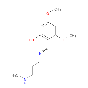 Phenol, 3,5-dimethoxy-2-[[[3-(methylamino)propyl]imino]methyl]-