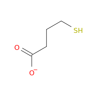 Butanoic acid,4-mercapto-, ion(1-)