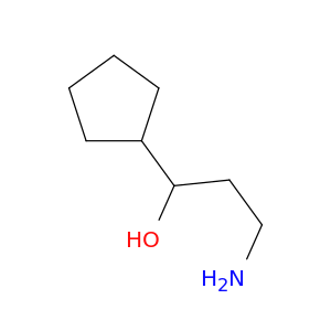 3-amino-1-cyclopentylpropan-1-ol
