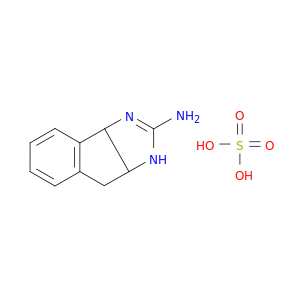 Indeno[1,2-d]imidazol-2-amine, 1,3a,8,8a-tetrahydro-, sulfate (1:1)