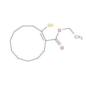 1-Cycloundecene-1-carboxylic acid, 2-mercapto-, ethyl ester, (Z)-
