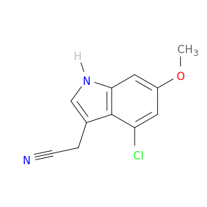 1H-Indole-3-acetonitrile, 4-chloro-6-methoxy-
