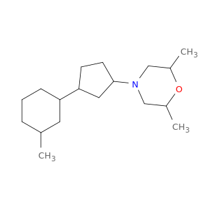 Morpholine, 2,6-dimethyl-4-[3-(3-methylcyclohexyl)cyclopentyl]-