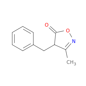 5(4H)-Isoxazolone, 3-methyl-4-(phenylmethyl)-