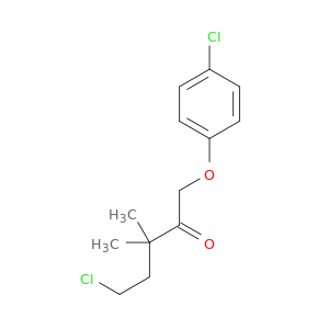 2-Pentanone, 5-chloro-1-(4-chlorophenoxy)-3,3-dimethyl-