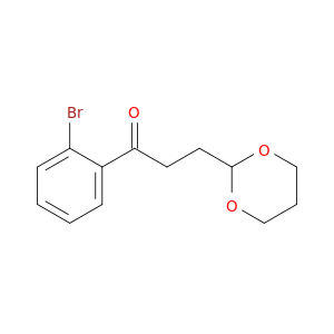 1-(2-溴苯基)-3-(1,3-二氧基-2-基)-1-丙酮