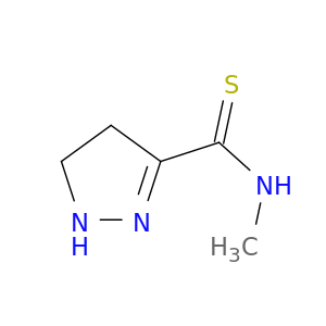 1H-Pyrazole-3-carbothioamide, 4,5-dihydro-N-methyl-
