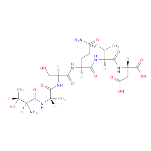 L-Aspartic acid, L-threonyl-L-alanyl-L-seryl-L-glutaminyl-L-valyl-