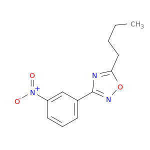 5-丁基-3-(3-硝基苯基);-1,2,4-噁二唑