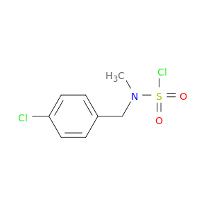 N-[(4-chlorophenyl)methyl]-N-methylsulfamoyl chloride