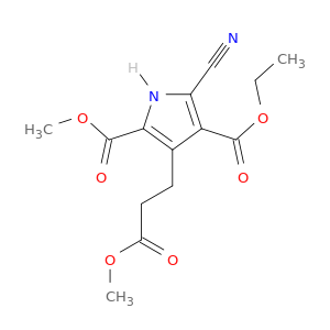 4-ethyl 2-methyl 5-cyano-3-(3-methoxy-3-oxopropyl)-1h-pyrrole-2,4-dicarboxylate