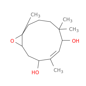 12-Oxabicyclo[9.1.0]dodec-4-ene-3,6-diol, 4,7,7,11-tetramethyl-