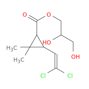 2,3-dihydroxypropyl 3-(2,2-dichloroethenyl)-2,2-dimethylcyclopropanecarboxylate